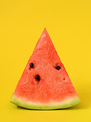 Image showing Sliced ripe watermelon