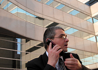 Image showing Dynamic businessman