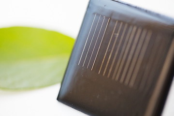 Image showing close up of solar battery or cell