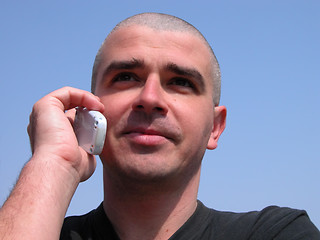 Image showing  Man With Phone