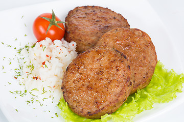 Image showing Homemade meat cutlets