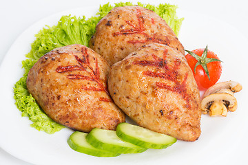 Image showing Homemade meat cutlets