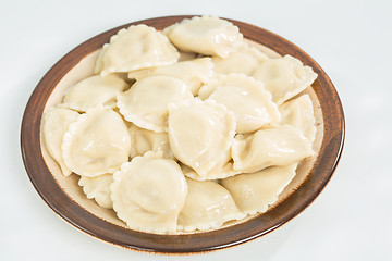 Image showing Homemade traditional Russian Ukrainian dumplings