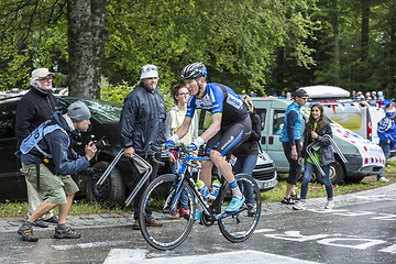 Image showing The Cyclist Zakkari Dempster - Tour de France 2014