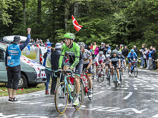 Image showing Group of Cyclists - Tour de France 2014