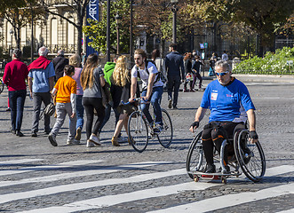 Image showing Journee Sans Voiture, Paris 2015