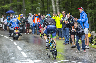 Image showing The Cyclist Michael Albasini - Tour de France 2014