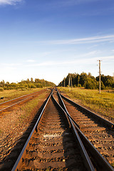 Image showing Railway , the summer