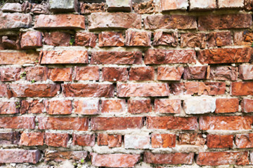 Image showing red brick wall  