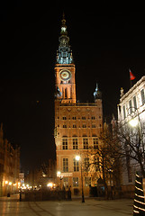 Image showing Gdansk at night