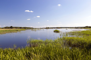 Image showing summer river,  Belarus  