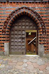 Image showing entrance gate of the castle