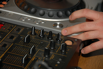 Image showing mixing desk