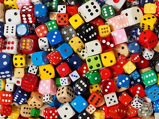 Image showing Cube dice collection