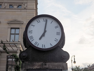 Image showing Ancient clock in Berlin