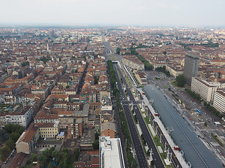 Image showing Aerial view of Turin