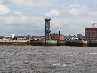 Image showing View of Birkenhead in Liverpool