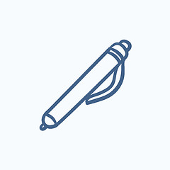 Image showing Pen sketch icon.