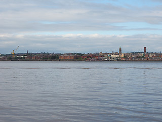 Image showing View of Birkenhead in Liverpool