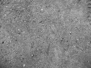 Image showing Soil background texture in black and white