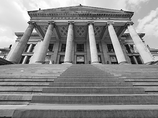 Image showing Konzerthaus Berlin in Berlin in black and white