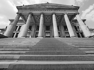 Image showing Konzerthaus Berlin in Berlin in black and white