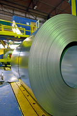 Image showing galvanized steel coil