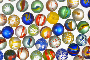 Image showing different glass balls