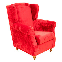 Image showing Red armchair