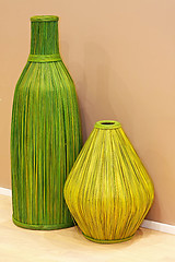 Image showing Reed vases