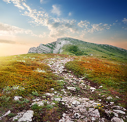 Image showing Plateau of a mountain