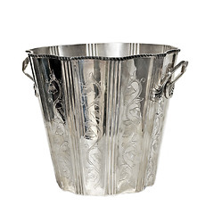 Image showing Silver bucket