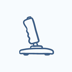 Image showing Joystick sketch icon.