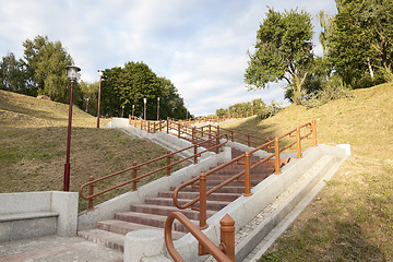 Image showing stairs in the park  