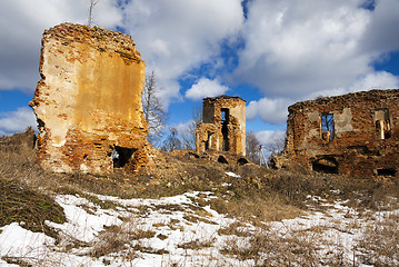 Image showing ruins Golshany , Belarus 