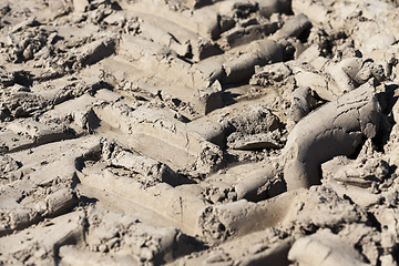 Image showing plowed for crop land  