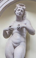 Image showing Feminine statue of Abundance