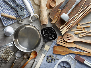 Image showing various kitchen utensils