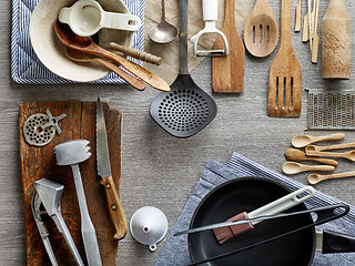 Image showing various kitchen utensils