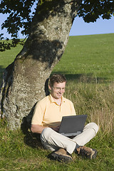 Image showing Wireless working outside