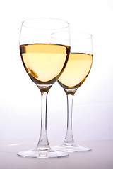 Image showing Wine glasses