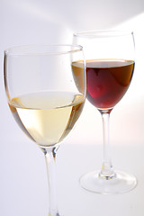 Image showing Wine glasses