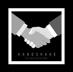 Image showing Handshake vector illustration