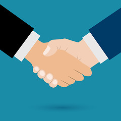 Image showing Handshake vector illustration