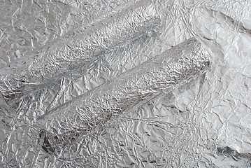 Image showing aluminium foil figures