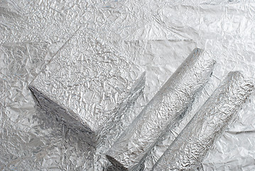 Image showing aluminium foil figures