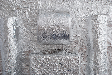 Image showing aluminium foil figures