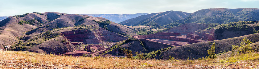 Image showing Quarry red marble.