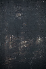 Image showing Black distressed background