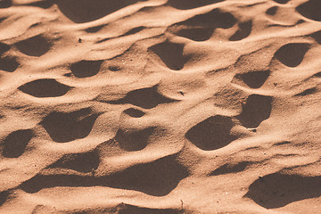 Image showing Close up of sand texture